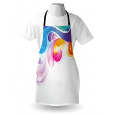 Abstract Paintbrush Apron