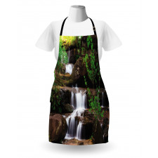 Rock Stair in Waterfall Apron