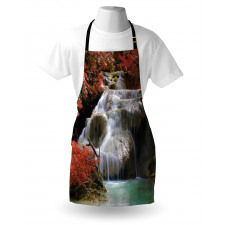 Fall Trees with Rock Apron