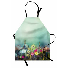 Dandelion Daisy Poppy Apron