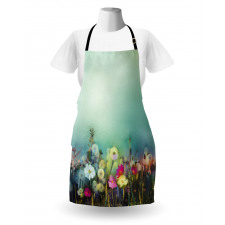 Dandelion Daisy Poppy Apron