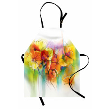 Autumn Flower Bouquet Apron