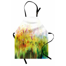 Violet Garden Flower Apron