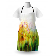 Violet Garden Flower Apron