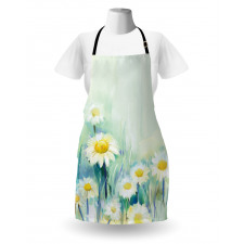 Daisy Flower Field Art Apron