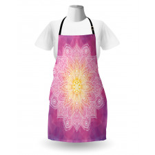 Mandala Floral Art Apron