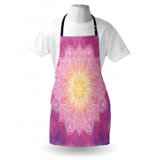 Mandala Floral Art Apron