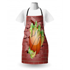 Basketball Cartoon Apron