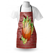 Basketball Cartoon Apron