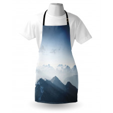 Foggy Morning Mountain Apron