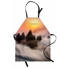 Mist Clouds Mountain Apron