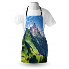 Spring Scene Mountain Apron