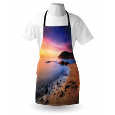 Beach Pebbles Sunrise Apron