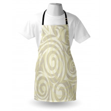 Vintage Swirling Floral Apron