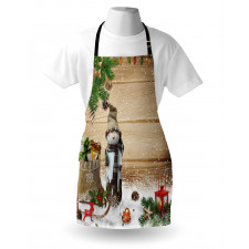 Snowman in the Garden Apron