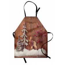 Deer and Pine Tree Apron