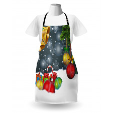 Vivid Noel Balls and Bell Apron