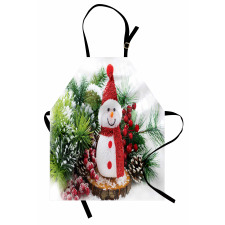 Funny Snowman Apron