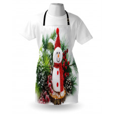 Funny Snowman Apron