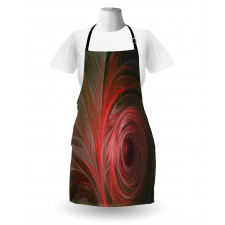 Spiral Curvy Leaf Veins Apron