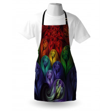 Surreal Colorful Forms Apron