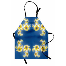 Floral Psychedelic Art Apron