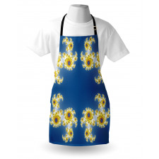 Floral Psychedelic Art Apron