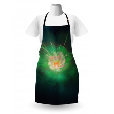 Digital Abstract Buds Apron