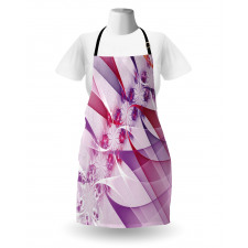 Digital Colored Flowers Apron