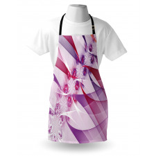 Digital Colored Flowers Apron