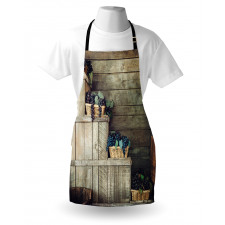 Wooden Ivy Florals Apron