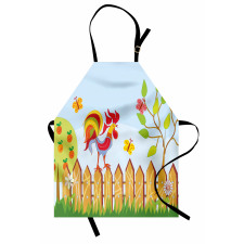 Tree Butterfly and Flower Apron