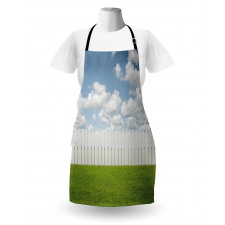 Sky with Clouds Farm Apron