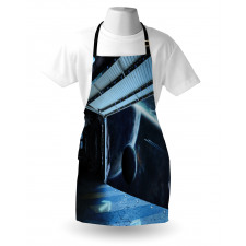 Moon Planet Scene Apron