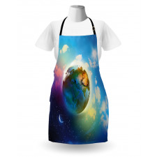 Cosmos Vibrant Scenery Apron