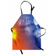 Galaxy Sun Clouds Apron