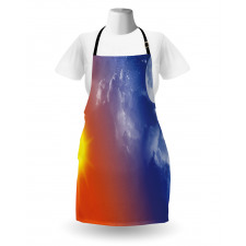 Galaxy Sun Clouds Apron