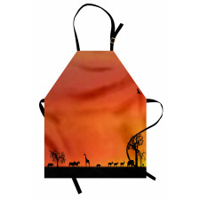 Safari Sunset with Gull Apron