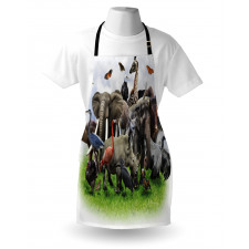 Wild Safari Animals Apron