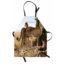 Safari Animal Cheetahs Apron