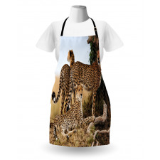 Safari Animal Cheetahs Apron