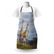 Giraffe Family Apron