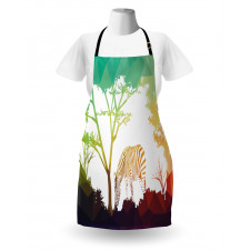 Vivid Safari Zebras Apron