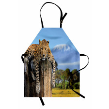 Leopard on a Tree Apron