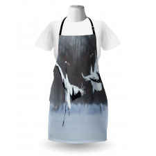 Romantic Bird Wings Apron