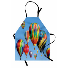 Çocuklar için Mutfak Önlüğü Uçan Balon Temalı