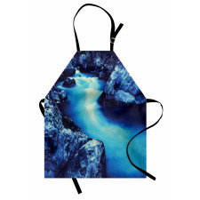 Frozen Lake in Winter Apron