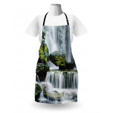 Waterfall with Rocks Apron