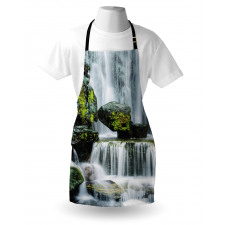 Waterfall with Rocks Apron