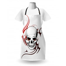 Scary Wild Skull Tribal Apron